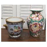 Italy vase and mosaic planter