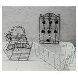 Wire Baskets & Wall Decor