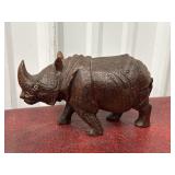 Carved rhinoceros