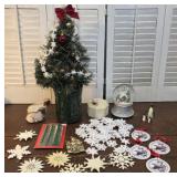 Fine china penguins, Norman Rockwell ornaments,