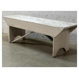 Painted Bucket Bench Boot Jack Cut Outs  50/15/17