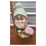 Ceramic garden gnome