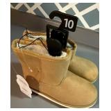 Brand new/tags size 10 win shearling chestnut