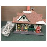 Dept. 56 Village Station and train Snow Village
