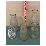 Milk bottles Keystone, Queen City, Allen Winter
