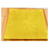 Prima Donna Glass Yellow Square Serving Platter