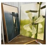 2 large pictures on canvas. Not perfect, but