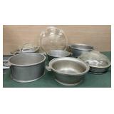 Vintage Guardian Service cast hammered aluminum