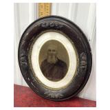 1/2 Plate Tintype Photo Antique Frame