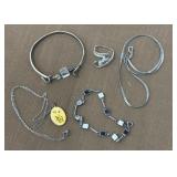 Necklaces, bracelets, ring *some stamped 925,