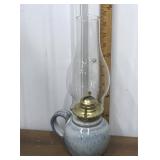 Pottery oil lamp
