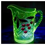 Northwood Cherry & Cable Pitcher (Manganese