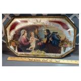 Vintage Metal Frame, Glass (glass Has A Piece