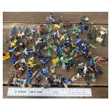 Toy Railroad train figures etc