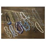 Necklaces, bracelet- pearls, gemstones, beads etc