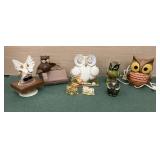 Box retro owls