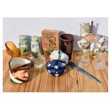 Fenton, Belleek, Royal Doulton, etc Box Lot