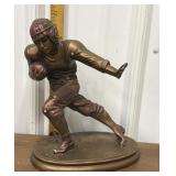 Austin sculpture- football player *some tiny chips