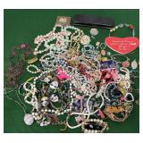 Costume jewelry- mostly necklaces