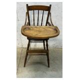 Vintage Childï¿½s High Chair. Loose. Should be