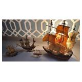 4 Vintage Ships