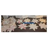 22b antique Star quilt squares