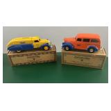 2 Ertl State Line Auto Action Die-Cast Cars