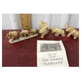 Elephants Stone carved