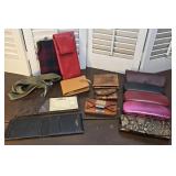 Vintage wallets and eyeglass cases