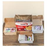 Four Boxes of Baseball and Football Cards -