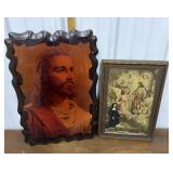 1923, 1959 religious art- Jesus, angels