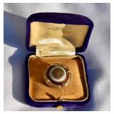 Antique Victorian Gold Mourning Brooch-Pin.