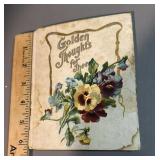 Vintage 1907 Golden Thoughts for Thee Berger