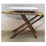 2 Folding Ironing Boards -proceeds to the food