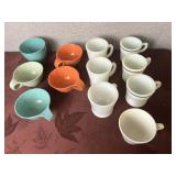 Vintage Diner & Melmac Coffee Cups Fire King &