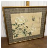 Chinese watercolor painting on silk?
