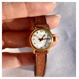 MCM NISUS Manual-Winding Watch with Leather