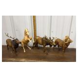 Breyer animals- Palomino Rearing Stallion, Bull