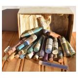 Lot of Vintage China Paint Powder/Ceramic Powder