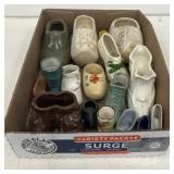 Lot of decorative shoes - some have imperfections