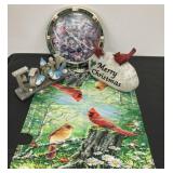 Birds - magnet mailbox cover, clock, etc...