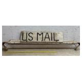 US Mail Wood Sign 58ï¿½ - double sided
