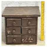 Primitive 6 Drawer Cabinet - made out of cheese