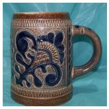Vintage Marzi & Remy German Salt Glaze Beer Stein