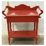 Early One Drawer Washstand w/ bars 32/18/28