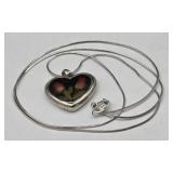 Sterling silver Valentine necklace