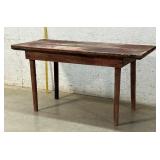 Early Farm Table - Old Red Paint 57/26/29