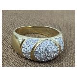 Sparkly ring, tested 14k