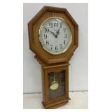 Concordia Quartz Regulator Oak Clock