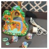 Light up Easter vintage house with/accessories.